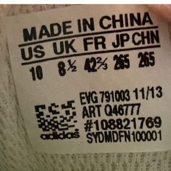 Adidas Adizero Sport II Womens Golf Shoes Grey Yellow Spikeless Q46777 Size 10 - Picture 8 of 9